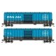 ACF 50`6` Outside-Braced Boxcar - Ready to Run - Silver Series(R) -- Pan Am Railways 31995 (blue, white), N, Bachmann Industries