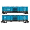 ACF 50`6` Outside-Braced Boxcar - Ready to Run - Silver Series(R) -- Pan Am Railways 31995 (blue, white), N, Bachmann Industries