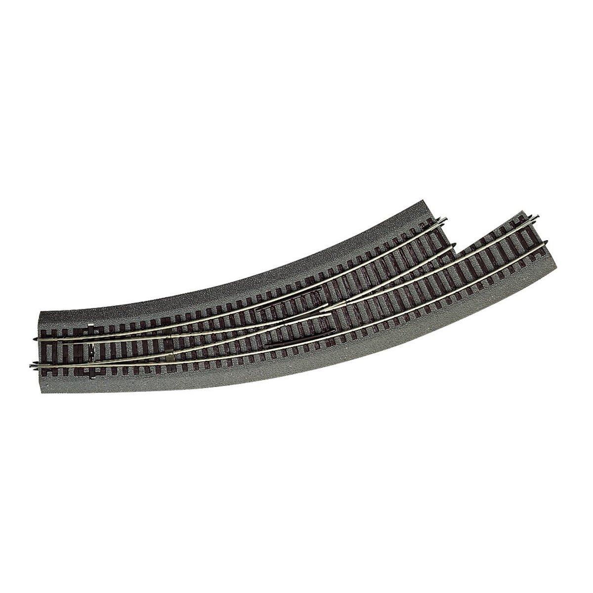 Curved turnout left -- Bogenweiche links -- BWl5-6 - HO - Roco 42570