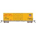 Gunderson 50′ Hi-Cube Double-Plug-Door Boxcar Modern Ends - Ready to Run -- Union Pacific 517542 (Armour Yellow, red, silver, 