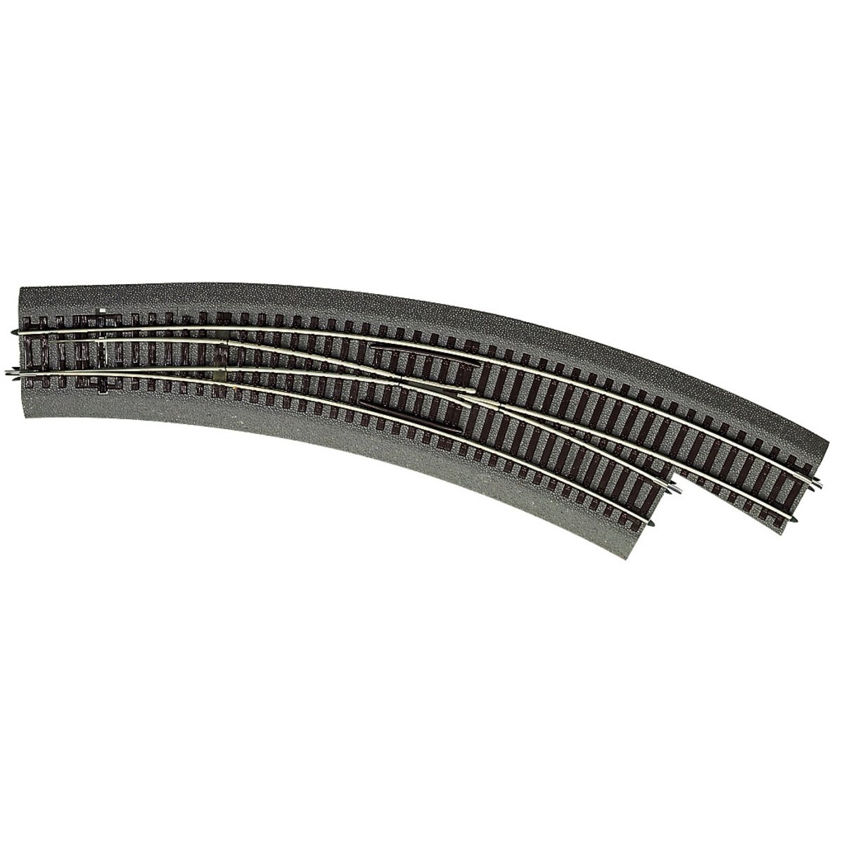 Curved turnout right -- Bogenweiche rechts -- BWr5-6 - HO - Roco 42571