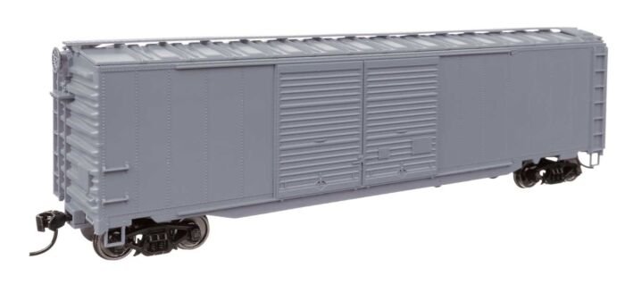 50′ AAR Improved Double-Door Boxcar - Ready to Run -- Undecorated, HO, WalthersMainline 46600