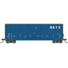Gunderson 50′ Hi-Cube Plug-Door Boxcar Modern Ends - Ready to Run - Value Line -- GATX BKTY 156934 (blue, white, yellow conspi