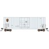Gunderson 50′ Hi-Cube Plug-Door Boxcar Modern Ends - Ready to Run - Value Line -- Canadian American 1019 (gray, maroon), N, In