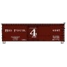 36′ Double-Sheathed Wood Boxcar, Steel Roof, Wood Ends, Straight Underf. Kit -- Big Four CCC&StL 83, HO, Accurail Inc 81891