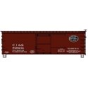 36′ Double-Sheathed Wood Boxcar, Steel Roof, Wood Ends, Straight Underf. Kit -- Chicago, Indiana & , HO, Accurail Inc 81893