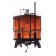 Milwaukee Road Rib Sided Caboose -- Milwaukee Road 071 (orange, black oil stove), HO, WalthersProto 103658