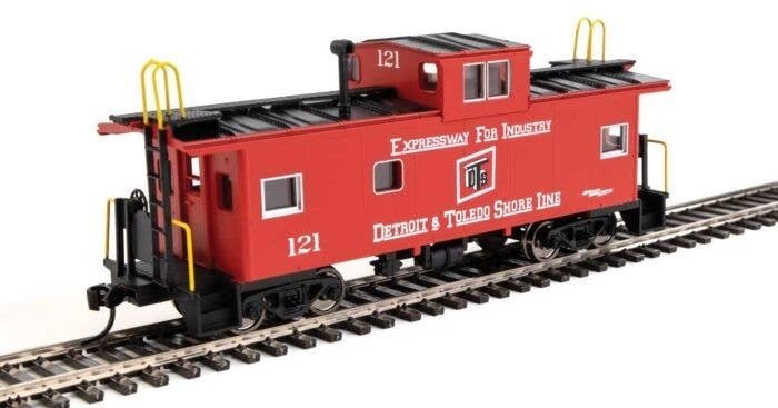 International Wide-Vision Caboose - Ready to Run -- Detroit & Toledo Shore Line 121, HO, WalthersMainline 8766