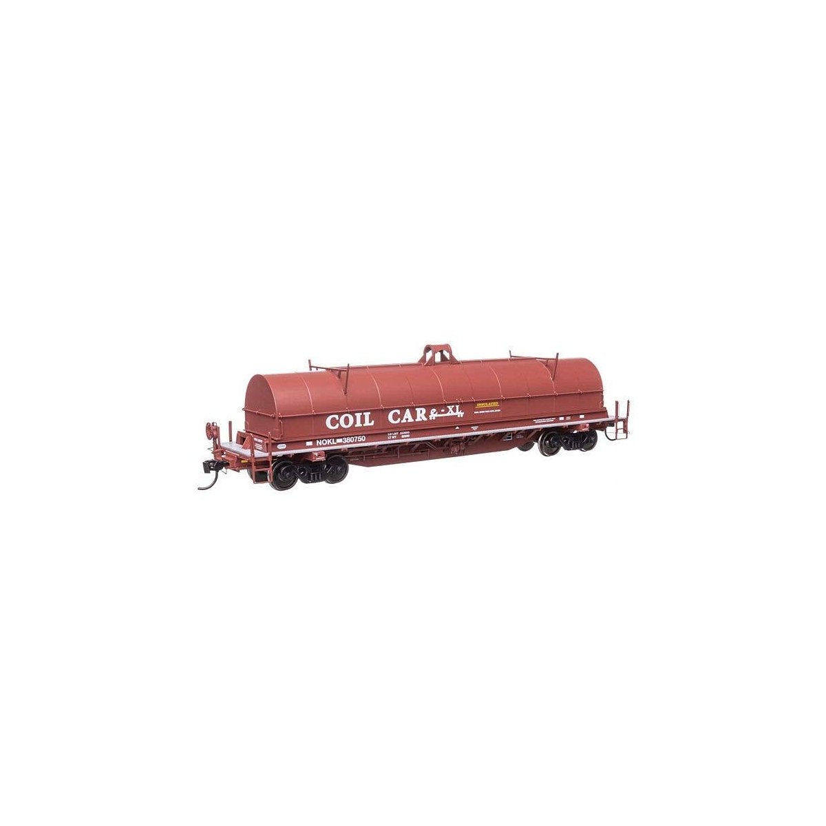 52′ NSC Type II Coil Car - Ready to Run -- Northwestern Oklahoma Railroad 380750, HO, WalthersProto 105711