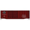 AAR 40′ Double-Door Boxcar - Kit -- New York Central S-55864 (Boxcar Red, black Lines Logo), HO, Accurail Inc 3640