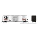 Pacific Car & Foundry 5241 Cubic Foot 50′ Boxcar - Ready to Run -- Guilford B&M (white, black, orange), HO, Rapido Trains Inc 