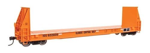 50′ Sieco Pulpwood Flatcar - Ready to Run -- Illinois Central Gulf 822609, HO, WalthersProto 104523