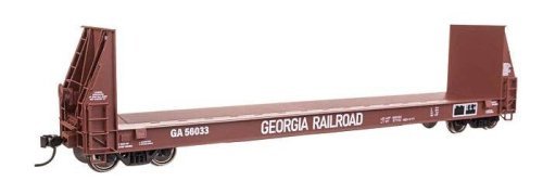 50′ Sieco Pulpwood Flatcar - Ready to Run -- Georgia Railroad 56033, HO, WalthersProto 104522