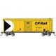 Pullman-Standard PS-1 40′ Steel Boxcar - Ready to Run - Silver Series(R) -- Canadian Pacific 45011 (yellow, black, white, Mult