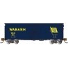 AAR 40′ Steel Boxcar - Ready to Run - Silver Series(R) -- Wabash (blue), N, Bachmann Industries 17063