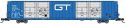 Pullman-Standard 86′ Quad Door Auto Parts Boxcar - Ready to Run -- Grand Trunk Western 378249 (Post-1974, blue, silver, white)