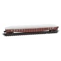 65′ Mill Gondola with Drop Ends & Tarp Load Cover Kit - Ready to Run -- Conrail 593958 (Boxc, N, Micro Trains Line 10700140