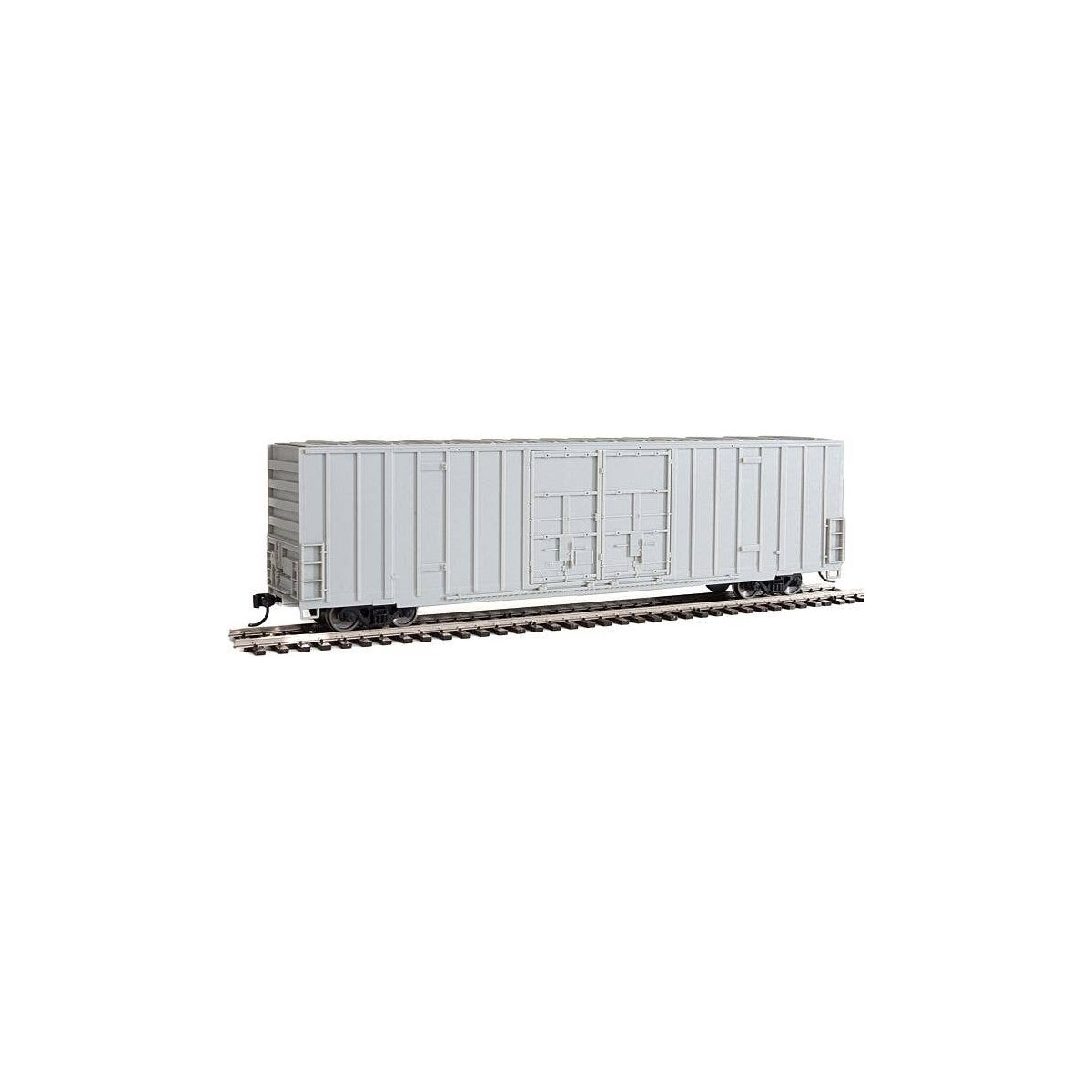60′ High Cube Plate F Boxcar - Ready to Run -- Undecorated, HO, WalthersMainline 2900