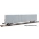 60` Pullman-Standard Auto Parts Boxcar (10` and 6` doors) - Ready to Run -- Undecorated, HO, WalthersMainline 3200