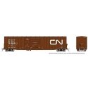 Trenton Works 6348 Boxcar - 6-Pack - Ready to Run -- Canadian National Set 1 (As-Delivered, Boxcar Red, white Noodle Logo), HO, 