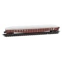 65′ Mill Gondola with Drop Ends & Tarp Load Cover Kit - Ready to Run -- Conrail 599610 (Boxc, N, Micro Trains Line 10700141