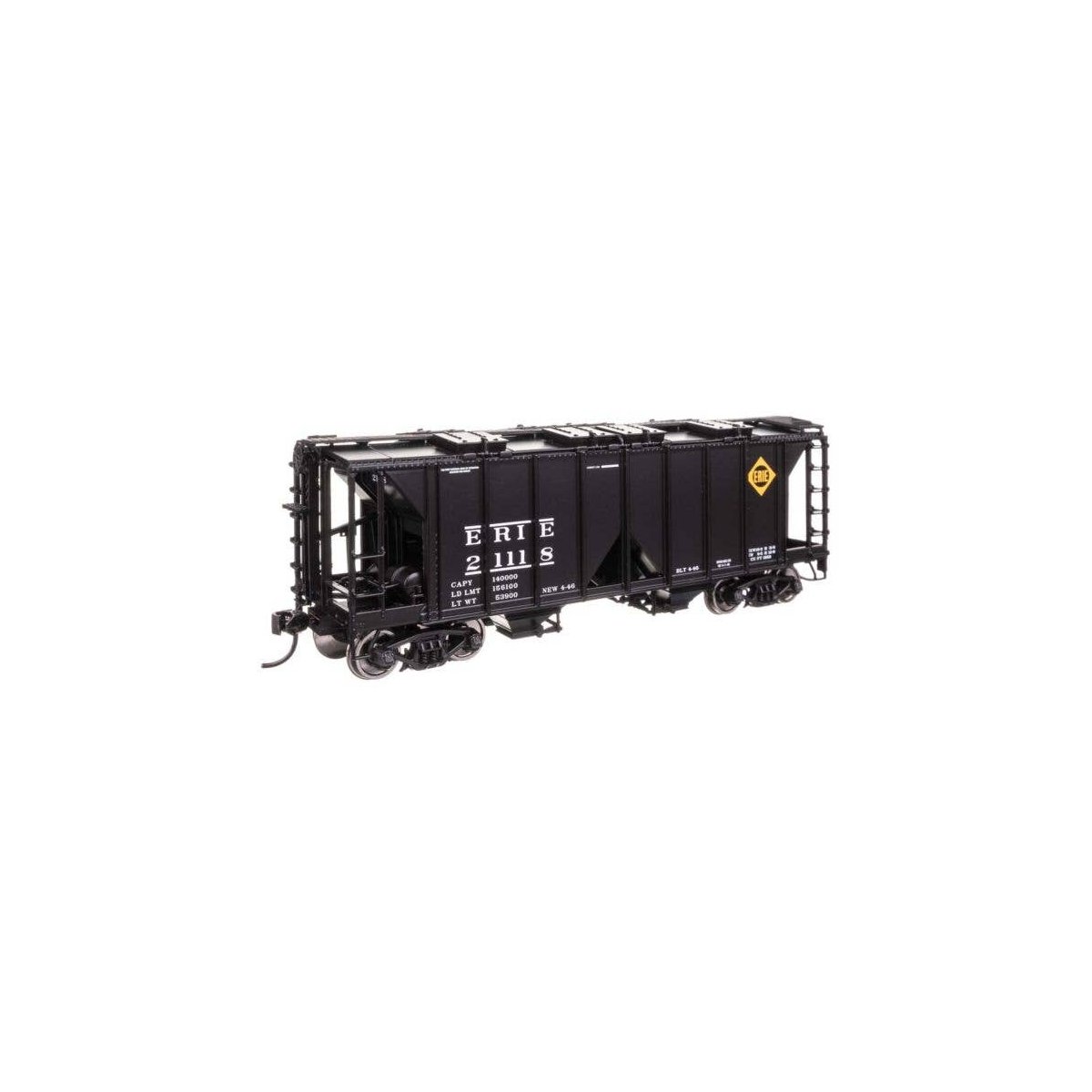 ACF 1958 Cu Ft Covered Hopper - Ready to Run -- Erie 21118, HO, WalthersMainline 49716