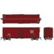 1937 AAR 40′ Boxcar w/Square Corner 6-Pack - Ready to Run -- Western Pacific Set 1 (Boxcar Red, black, Feather River Logo), HO