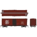1937 AAR 40′ Boxcar w/Round Corner 6-Pack - Ready to Run -- New Haven Set 1 (Boxcar Red, black, Script Logo), HO, Rapido Train