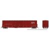 Trenton Works 6348 Boxcar - 3-Pack - Ready to Run -- Canadian National Set 1 (Boxcar Red, Website Logo, yellow Conspicuity Marks