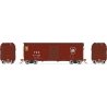 Class X31A Single-Door Boxcar 3-Pack - Ready to Run -- Pennsylvania Railroad Set 1 (Tuscan, Plain Keystone, Stores Dept.), HO, R