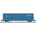 Gunderson 7550 Double-Door Boxcar 3-Pack - Ready to Run -- GATX Leasing LRS 141133, 141176, 141190 (blue, white), N, Atlas Model
