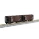 ACF 2-Bay Covered Hopper pkg(8) - Ready-to-Run - 2 Each of 4 Roadnames -- Santa Fe Chicago, Burlin, N, Kato USA Inc 1064700