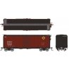 1937 AAR 40′ Boxcar w/Round Corner 6-Pack - Ready to Run -- Erie Set 1 (Boxcar Red, black, yellow, white), HO, Rapido Trains I
