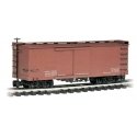Wood Boxcar - Ready to Run -- Data Only (mineral red), G, Bachmann Industries 93302
