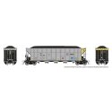 AutoFlood III Rapid Discharge Coal Hopper w/Load - Ready to Run -- Union Pacific (silver, ye, HO, Rapido Trains Inc 169063A