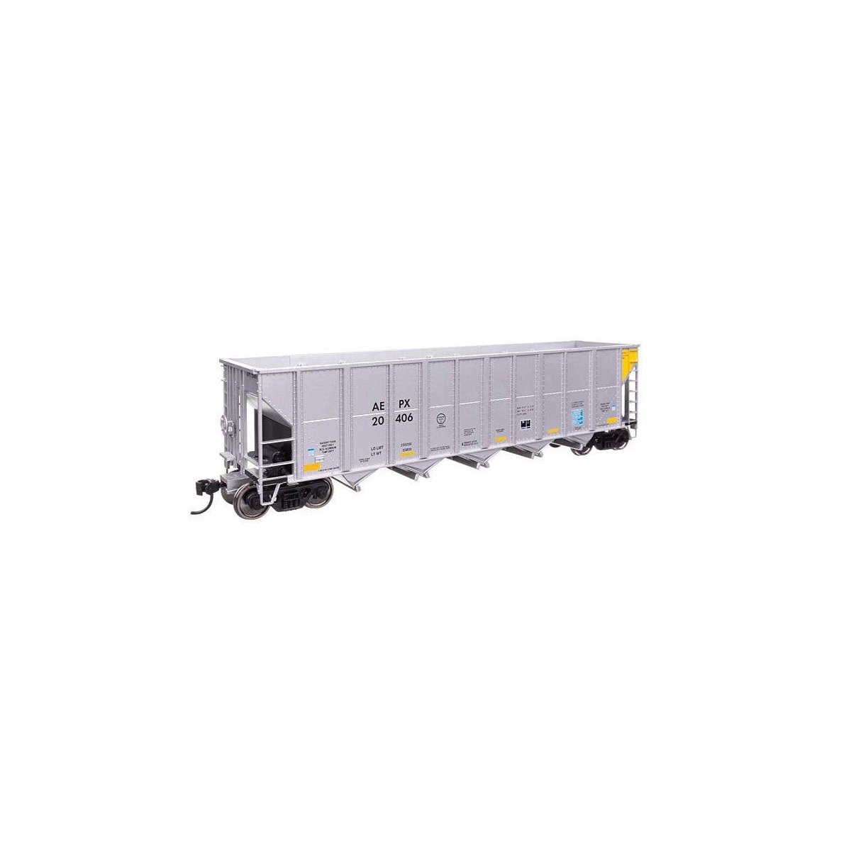 50′ RD-4 Hopper - Ready to Run -- American Electrical Power Service Corp. AEPX 20406, HO, WalthersMainline 57102