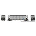 AutoFlood III Rapid Discharge Coal Hopper w/Load - Ready to Run -- Luminant TXUX (silver, bl, HO, Rapido Trains Inc 169059A