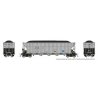 AutoFlood III Rapid Discharge Coal Hopper w/Load - Ready to Run -- Luminant TXUX (silver, bl, HO, Rapido Trains Inc 169059A