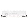 Trinity PD5000 Covered Hopper - Ready to Run -- FCC Catalysts NAHX 550351 (white, gra, N, Atlas Model Railroad Co. 50005675