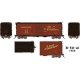 UP Class B-50-41 40′ Boxcar 6-Pack - Ready to Run -- Union Pacific Set 2 (1950 As-Delivered, Boxcar Red, black, Streamliners S