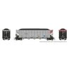 AutoFlood III Rapid Discharge Coal Hopper w/Load 6-Pack - Ready to Run -- Tennesee Valley Aut, HO, Rapido Trains Inc 169057
