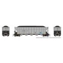 AutoFlood III Rapid Discharge Coal Hopper w/Load - Ready to Run -- Luminant TXUX (silver, bl, HO, Rapido Trains Inc 169060A