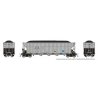 AutoFlood III Rapid Discharge Coal Hopper w/Load - Ready to Run -- Luminant TXUX (silver, bl, HO, Rapido Trains Inc 169060A