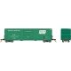 Evans X72A Boxcar 6-Pack - Ready to Run -- Penn Central (Jade Green, white, Large Logo), HO, Rapido Trains Inc 139001