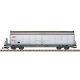 Type Haik-v Sliding-Wall Boxcar - Ready to Run -- Rhaetian Railway RhB (Era VI, gray, brown), G, LGB 48575