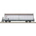 Type Haik-v Sliding-Wall Boxcar - Ready to Run -- Rhaetian Railway RhB (Era VI, gray, brown), G, LGB 48575