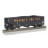 Bethlehem Steel 3-Bay 100-Ton Open Hopper - Ready to Run - Silver Series(R) -- Wheeling & La, HO, Bachmann Industries 18734