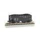 USRA 55-Ton 2-Bay Open Hopper w/Load - Ready to Run - Silver Series(R) -- Chesapeake & Ohio (, N, Bachmann Industries 19555