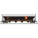 ACF 5250 4-Bay Centerflow Hopper - Ready to Run -- Kansas City Southern 5452 (black, gray, yellow, re, N, Trainman 50007121