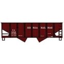 USRA 55-Ton 2-Bay Open Hopper - Kit -- Georgia Railroad 3758 (Boxcar Red), HO, Accurail Inc 2586